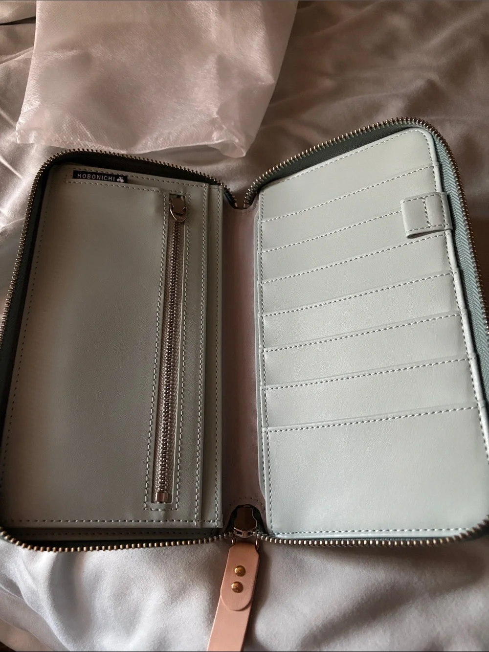 HOBONICHI TECHO 2027 MINÄ PERHONEN LIGHT BERRY GREEN WEEKS COVER